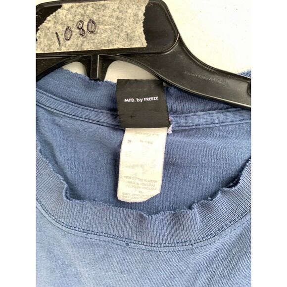 Vintage 90s Ac/Dc the Razors Edge Tour Distressed T-shirt Size XL by Freeze - Picture 5 of 10